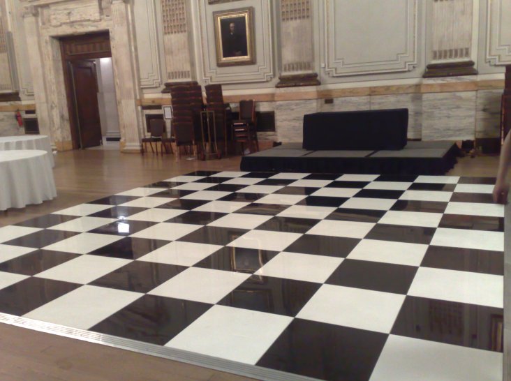 Black and White (Chequered) Dance Floor