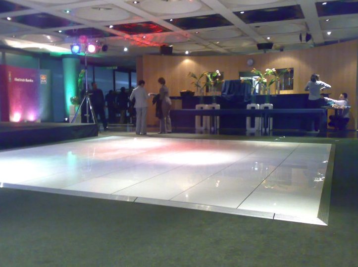 White Dance Flooring