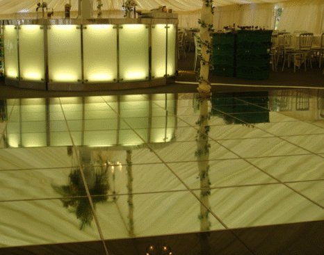 Mirrored Dance Flooring Hire