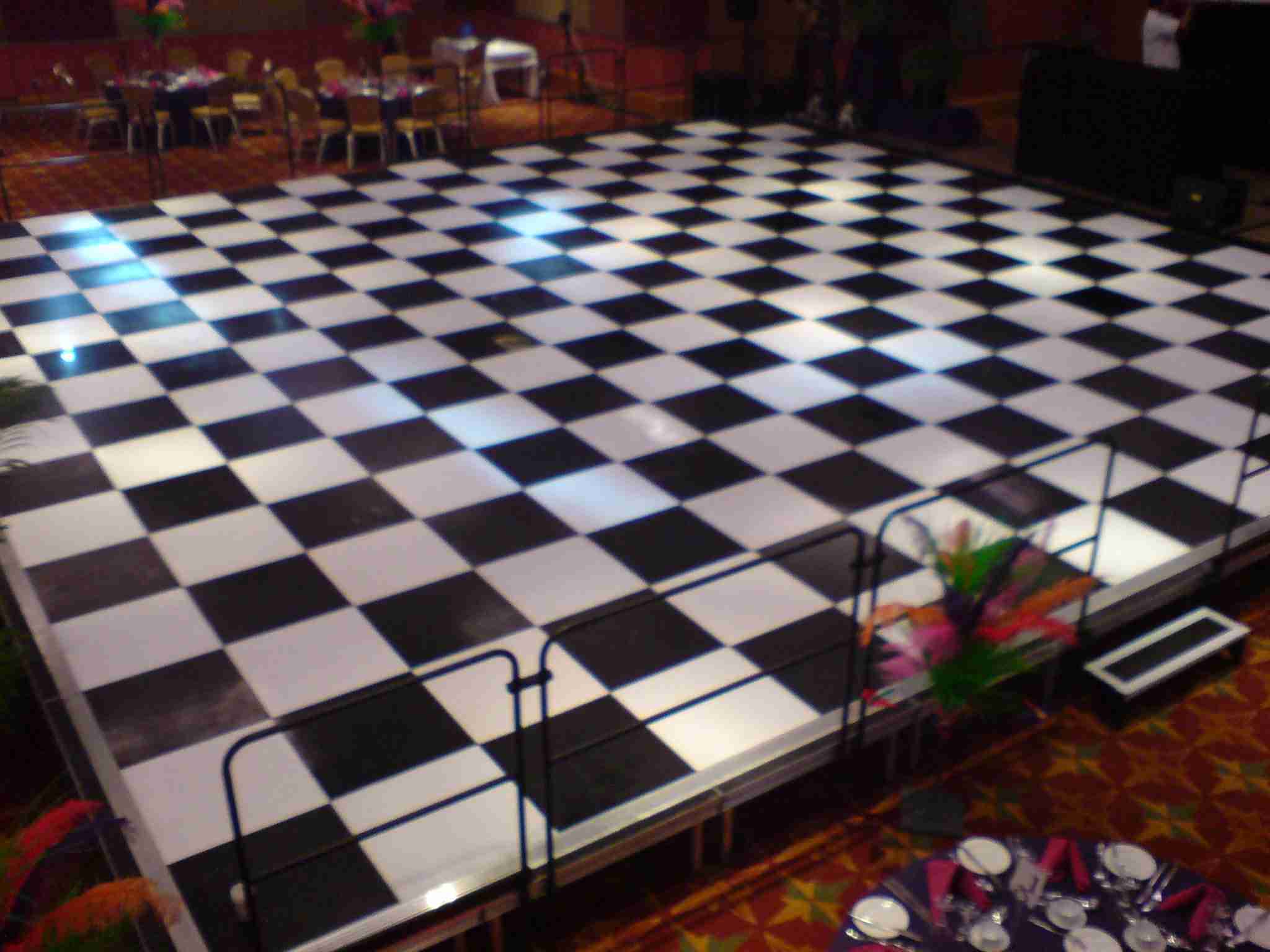 Raised Dance Flooring Hire